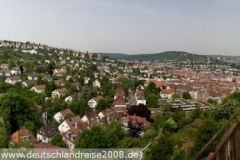 Stuttgart: Blick über Stuttgart  vom Degerloch